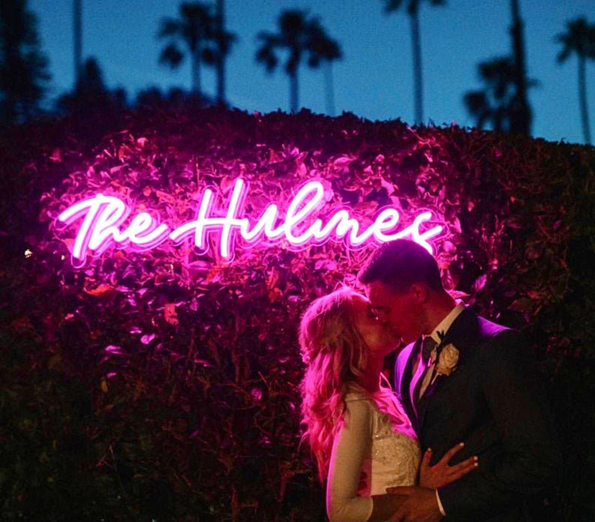 Customize Wedding Neon Sign LED Neon Sign Custom Wedding Etsy