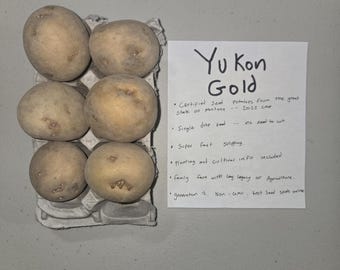 Yukon Gold Certified Seed Potatoes