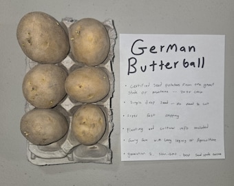 German Butterball Certified Seed Potatoes