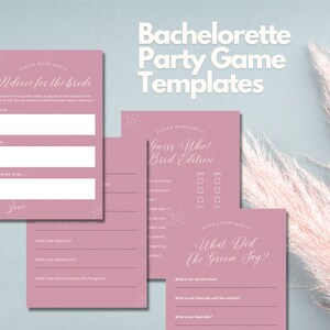 Bachelorette Bridal Shower Party Games | Bride Games | Bridal Party