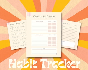2023 Journal for adults with ADHD | Self-Care Tracker