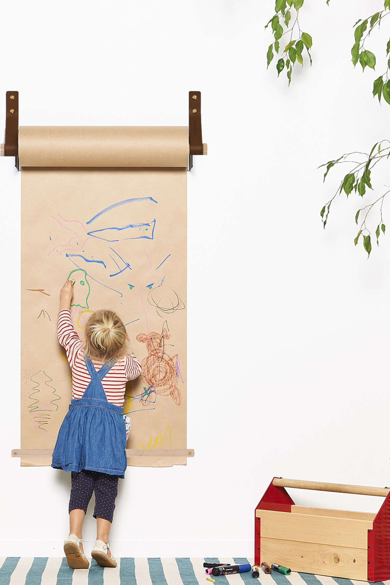 50 cm Wall Mounted Paint and Drawing Roll Activity Kraft Paper Etsy