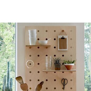 Wandmontiertes verstellbares Holzregal | Etsy