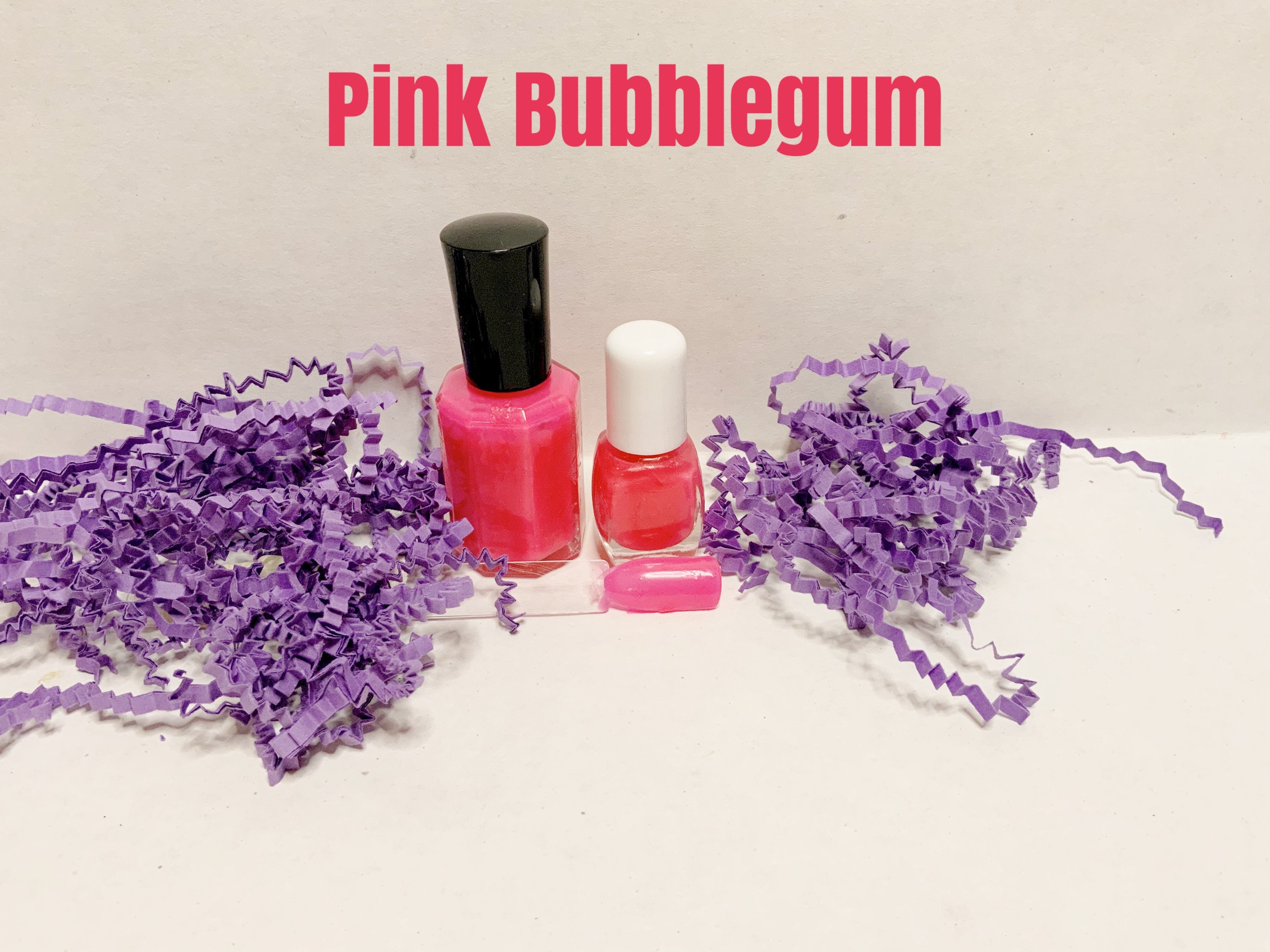 Pink Bubblegum Nail Polish/girls Nail Polish/diva Nail Polish/ Etsy
