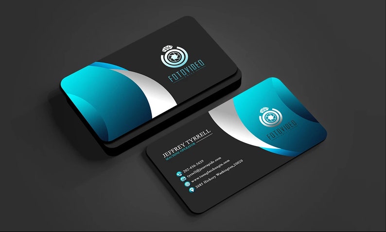 Business Card Design Printable Business Card Template - Etsy