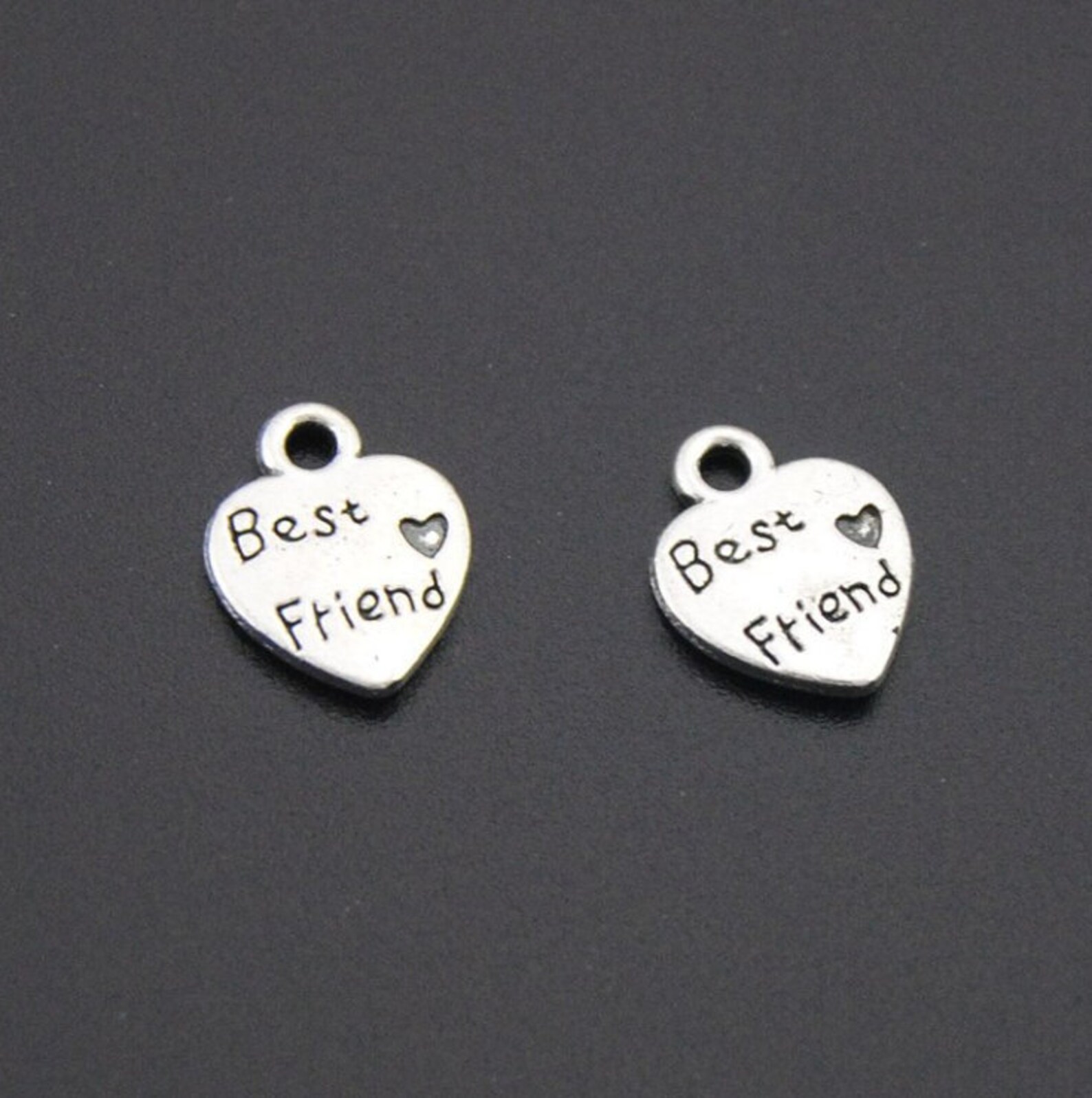 Best Friend Charms Pendants 12.5 x 9.5mm Etsy