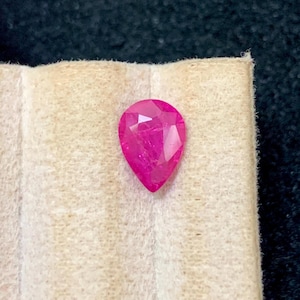 1.4ct Neon Ruby  from mountain of Afghanistan|  8.6x6.3x2.7 mm size