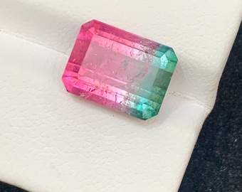 6.5ct Sweet Bicolor Tourmaline from Afghanistan| Untreated | Unheated
