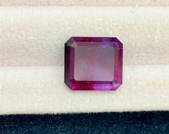 juicy Bicolor Tourmaline from Afghanistan | Untreated| Emerlad shape | 6.5  carat