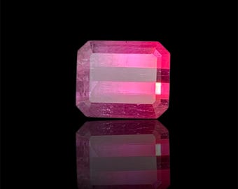 4.7ct  Purple + Red  Bicolor Tourmaline from Afghanistan | Untreated | Unheated