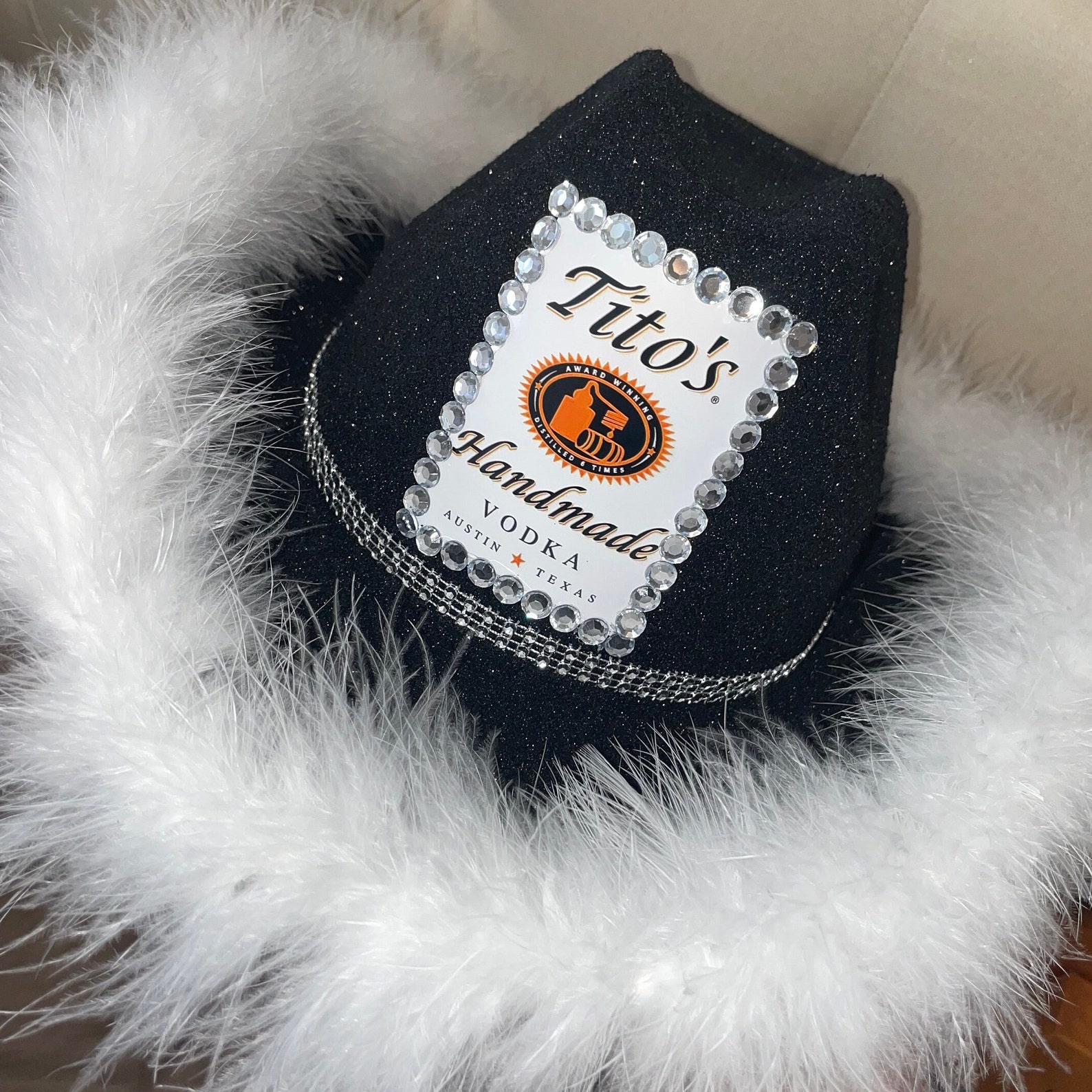Tito's Vodka Inspired Cowboy Party Hat Bachelorette Etsy