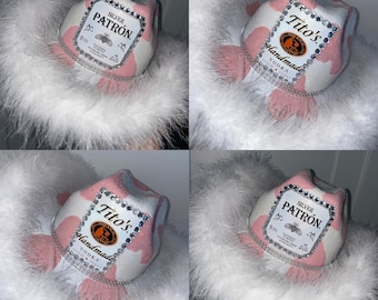 Custom Cow Print Cowgirl Hat | Bachelorette Parties | Birthday Gift | Concerts |  Fully Customizable