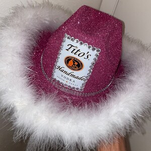 Vodka Inspired Cowboy Party Hat | Bachelorette Parties | Birthday Gift | Concerts |  Vodka Cowgirl Hat