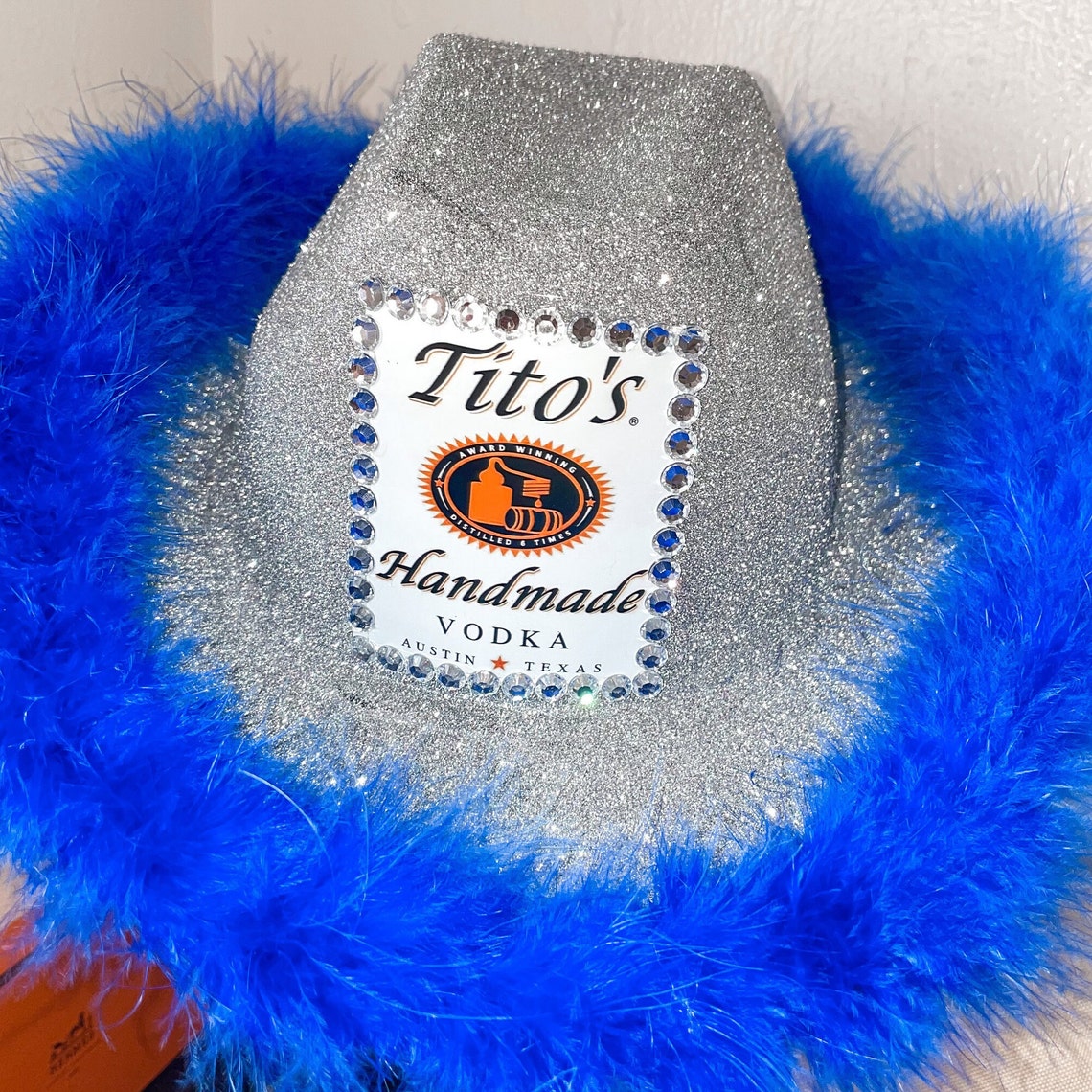 Cowboy Party Hat Tito's Vodka Inspired Bachelorette Etsy