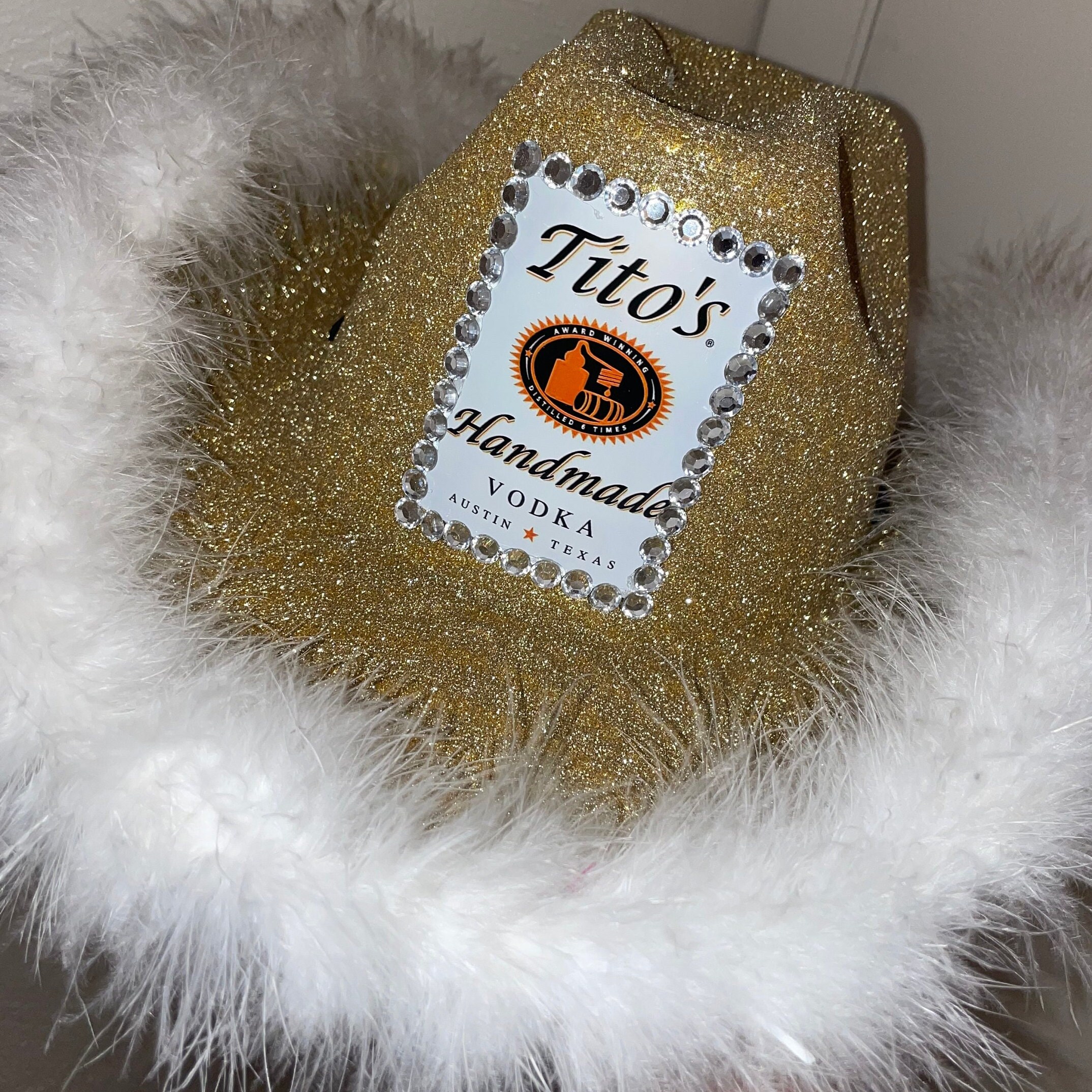 Tito's Vodka Inspired Cowboy Party Hat Bachelorette Etsy