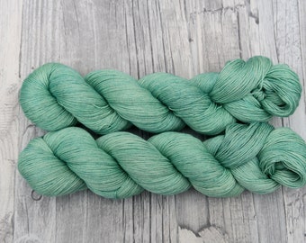 EVERGREEN  SilkMerino Lace 100g Handgefärbte Wolle Merino Seide 700m  hand-dyed yarn Merino silk