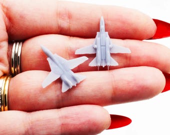 F14 Fighter Jet 1:2400 Microscale Accessories for dollhouse and diorama 3d model by The Scale Grail