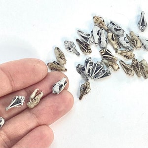 Red Fox Skull Miniatures - 1:24 Scale dollhouse decoration diorama supplies jewelry dice art craft diy realistic replica oddities (5 skulls) image 2