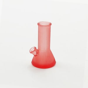 Miniature Bong, 1:12 scale water pipe, fun 420 pot accessory for action figures, toys, dollhouse, diorama, fairy garden, resin 1 bong image 2