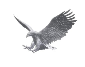 Golden Eagle - Strike Pose| Animal Den Miniatures