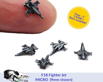 F18 Fighter Jet 1:2400 Microscale Accessories for dollhouse and diorama 3d model by The Scale Grail