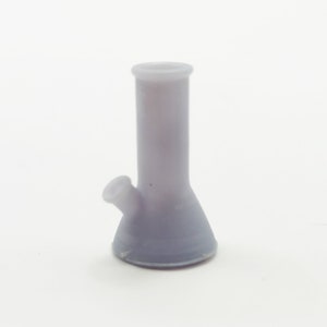 Miniature Bong, 1:12 scale water pipe, fun 420 pot accessory for action figures, toys, dollhouse, diorama, fairy garden, resin 1 bong image 3