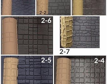 Cobblestone Texture Roller, 4 Inches Tall, Clay texture roller Seamless Design art craft diorama STL Loot Factory