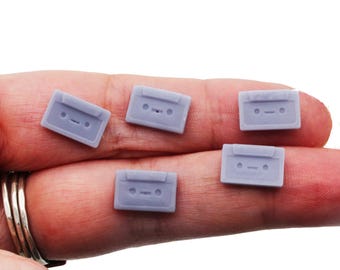 Cassette Tape 80s 90s nostalgia miniatures for dice, pens, jewelry, resin 3d model MICROS by The Scale Grail