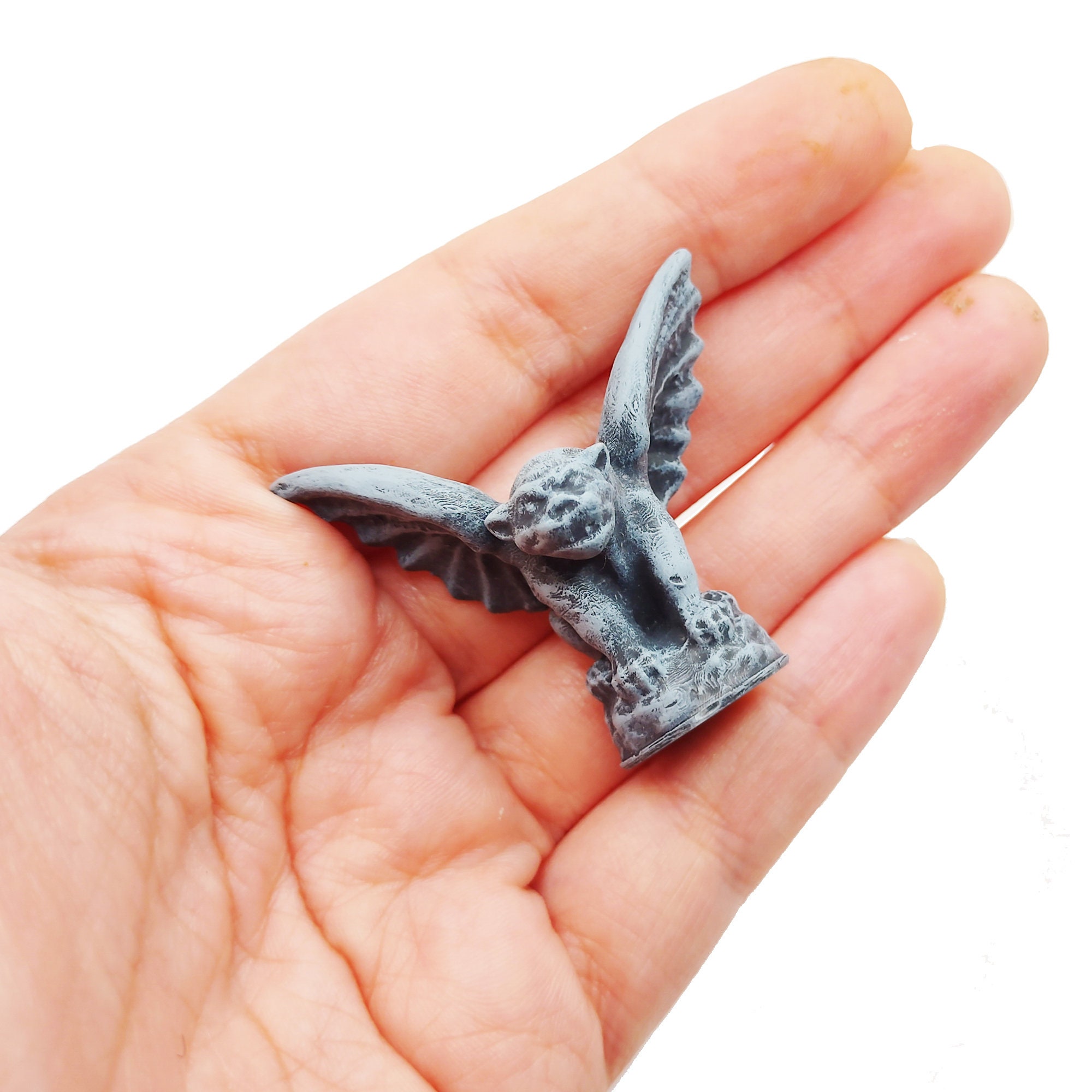 Miniature Gargoyle Statue Replica 112 Scale Gothic and Horror Etsy