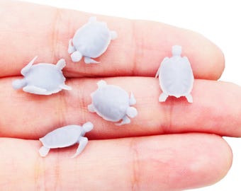 Sea Turtle MICRO Set Tiny for dice, pens, jewelry, resin model by The Scale Grail