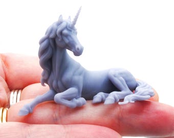 Unicorn 1:48 Scale Replica Collectible for Dollhouse and Diorama by The Scale Grail