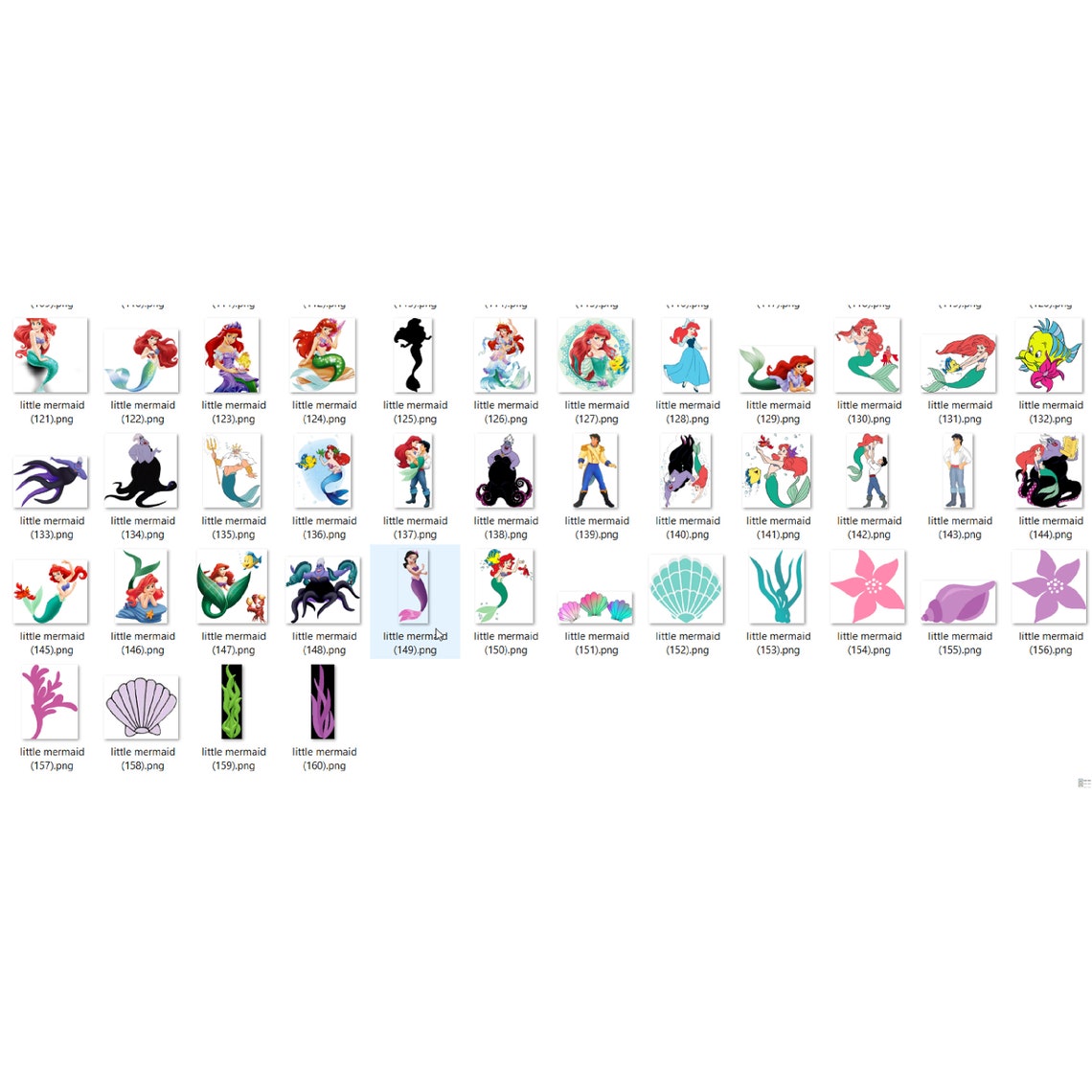 Free Free 151 Little Mermaid Svg Free Download SVG PNG EPS DXF File