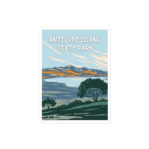 Adesivo Antelope Island State Park Adventure perfetto per laptop, bottiglia d&#39;acqua e altro!