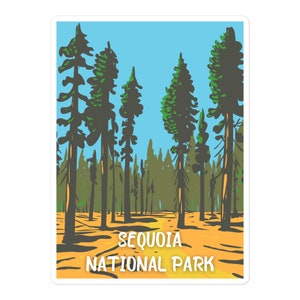 Sequoia National Park Sticker Decal for laptop, water bottle, and more!