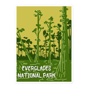 Everglades National Park Sticker Decal for laptop, water bottle, and more!