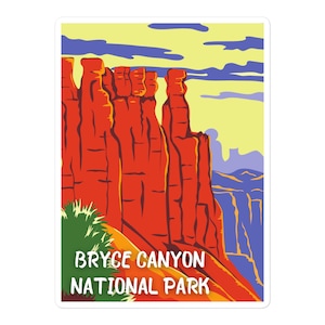 Bryce Canyon National Park Adventure sticker perfect for laptop, water bottle, and more!