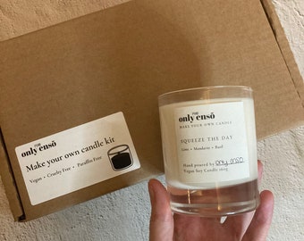 Make Your Own Scented Soy Candle Kit. Candle Making Kit. DIY Scented Candle. Soy Wax Candle Kit. Experience Gift. Easy Candle Making.