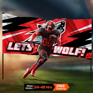 Personalized Vinyl Team Banners for Game Day and Events Custom Breakaway Football Banners!