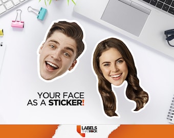 100 Custom Vinyl Waterproof Stickers Cut any Shape, Custom Bulk Stickers Perfect for Companies, Creators, Face stickers