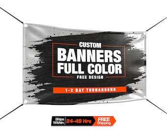 Custom Vinyl Banner, Business Banner, Party Vinyl banner, Birthday Banner, Vinyl Banners