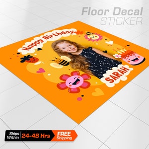 Floor Decal, customize your own floor sticker to match your theme. Perfect for Weddings and Parties.