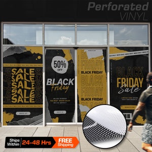 Perforated vinyl, One Way Vision, Window Adhesive Vinyl