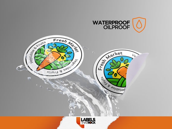 Waterproof stickers, Custom Vinyl Stickers, Great Quality Decals, Round Stickers, FREE FAST SHIPPING, Free Proof Before Printing