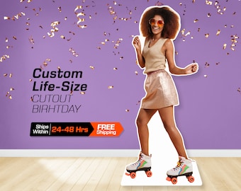 Custom Cutouts, Birthday & Anniversary Cardboard Cutout, Birthday Cutouts for all occasions, Custom life size cutouts