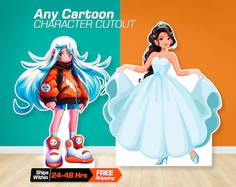 Character Cutouts, Custom Cutouts, Cartoons cut outs, and party signs. Life Size Cutouts, Movie Characters Boards