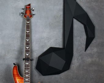 MUSIKNOTE XL 3D Bastelset aus Premium-Karton inkl. Zubehör in hochwertiger Geschenkbox - für Bastelanfänger geeignet!