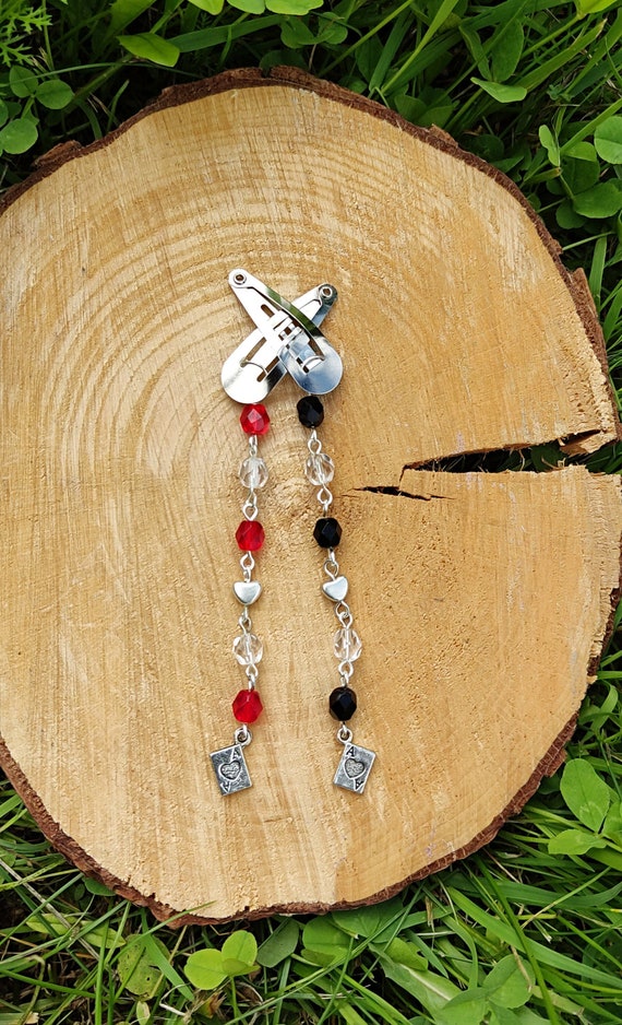 Beaded Handmade Clips Kpop Inspired Jewelry Cute Charm Hair Etsy