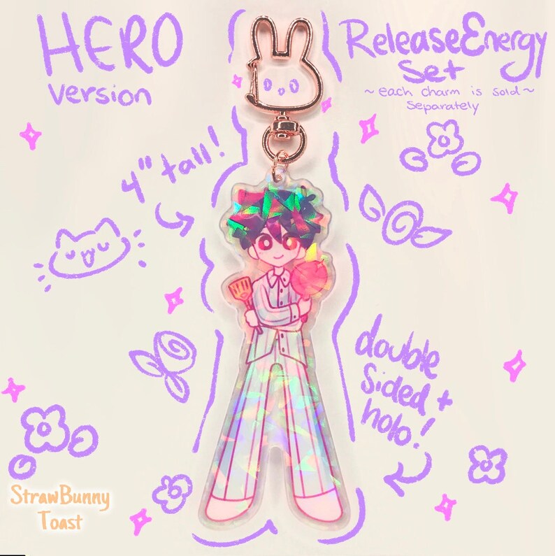 Headspace Hero Release Energy Setomoridouble Sided 4 Etsy