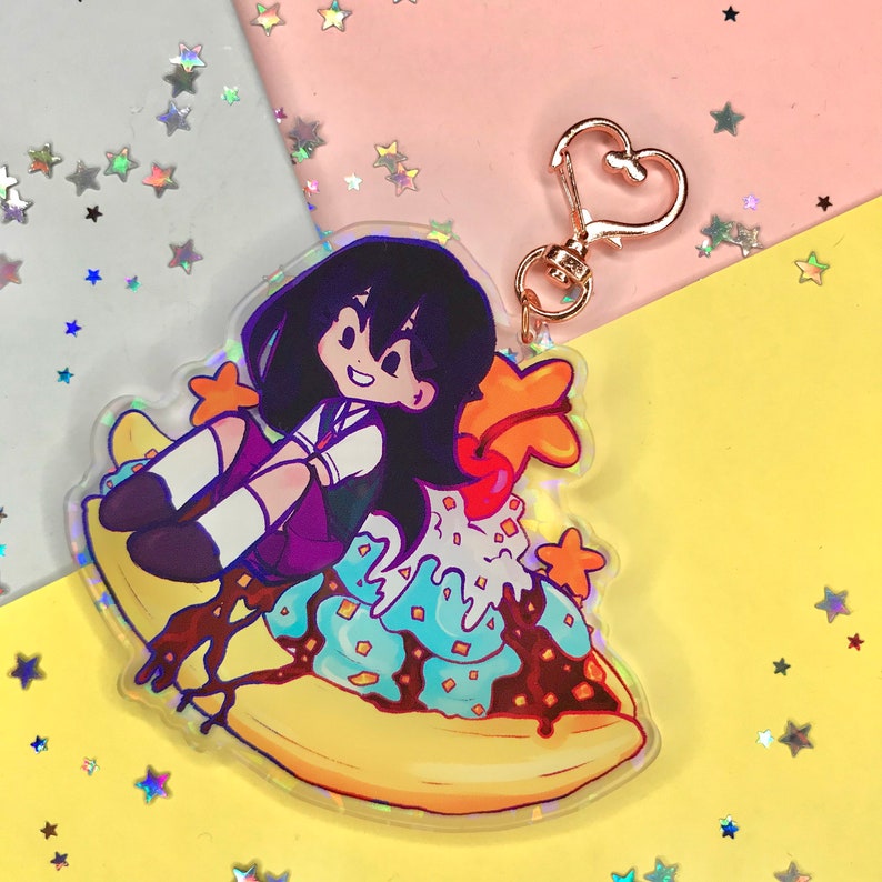 Mari's Icecream- OMORI Dessert Pack-(Double Sided 4' Holographic Charm) 