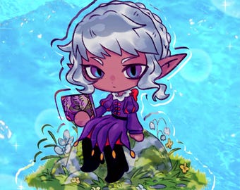 Thistle Delicious in Dungeon | 4" Double Sided Acrylic | Video Game Charm | Indie Fanart Gift